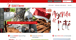 Desktop Screenshot of falaise-tourisme.com